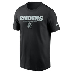 Las Vegas Raiders Sideline Dri-FIT T-Shirt Black - Nike