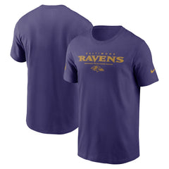 Baltimore Ravens Sideline Dri-FIT T-Shirt Purple - Nike