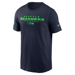 Seattle Seahawks Sideline Dri-FIT T-Shirt College Navy - Nike