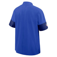 Los Angeles Rams Sideline Short Sleeve Quarter-Zip Dri-FIT Coach Jacket Royal - Nike