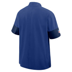 New York Giants Sideline Short Sleeve Quarter-Zip Dri-FIT Coach Jacket Royal - Nike