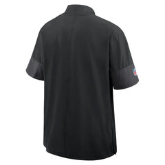 Cincinnati Bengals Sideline Short Sleeve Quarter-Zip Dri-FIT Coach Jacket Black - Nike