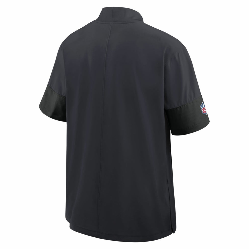 Houston Texans Sideline Short Sleeve Quarter-Zip Dri-FIT Coach Jacket Navy - Nike