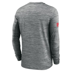 Buffalo Bills Sideline Velocity Performance Long Sleeve T-Shirt - Gray - Nike