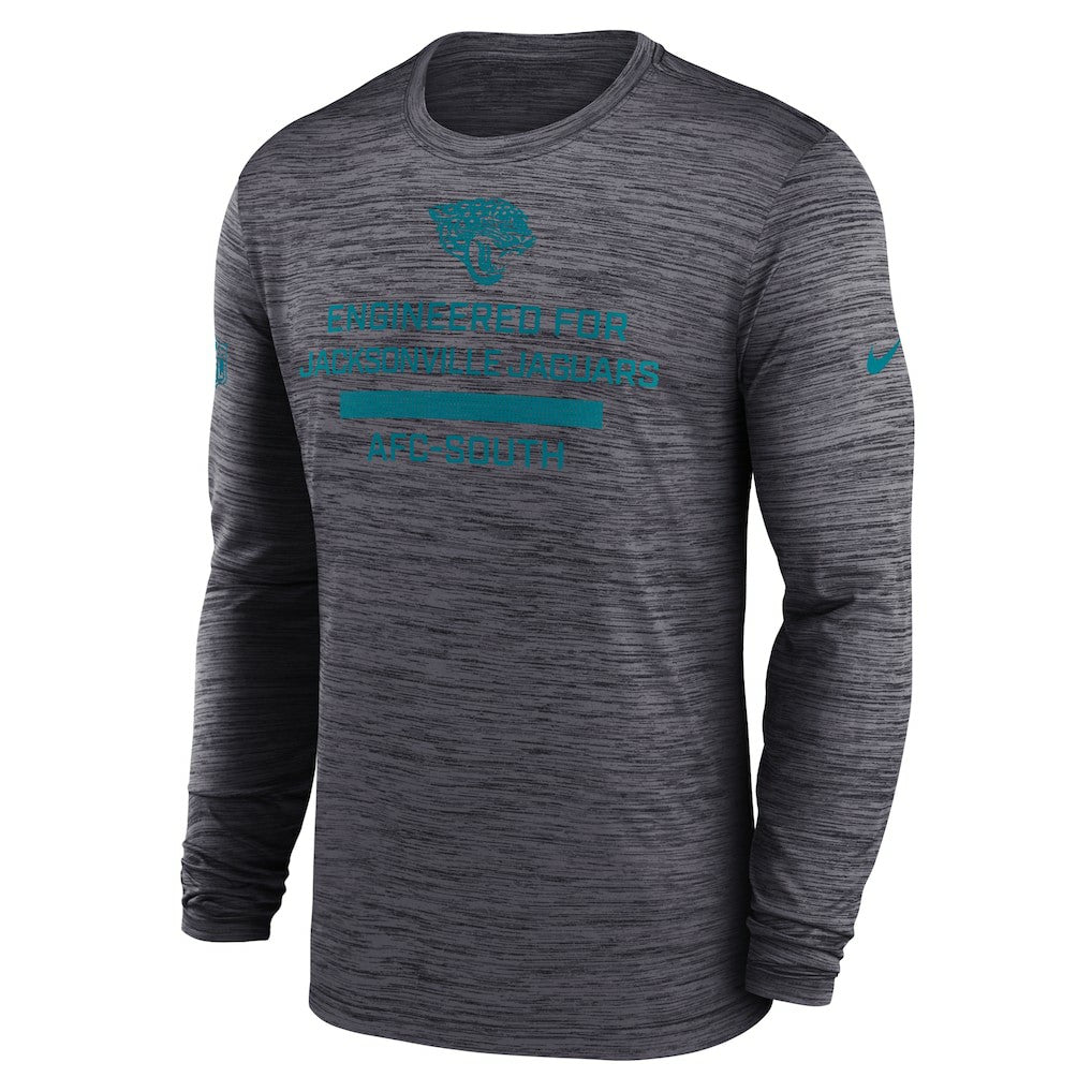 Jacksonville Jaguars Sideline Velocity Performance Long Sleeve T-Shirt - Black - Nike