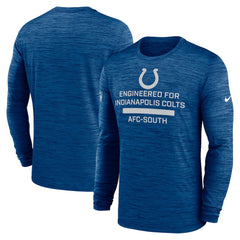 Indianapolis Colts Sideline Velocity Performance Long Sleeve T-Shirt - Royal - Nike