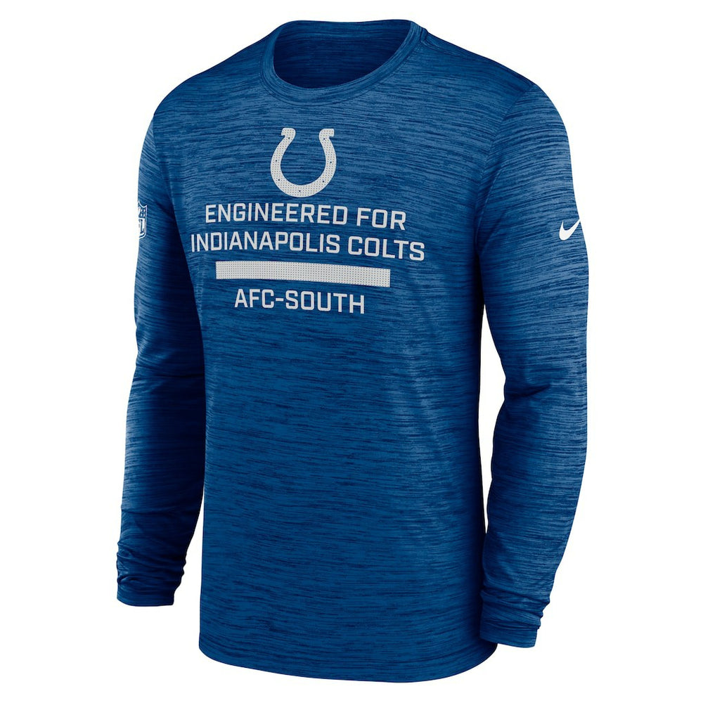 Indianapolis Colts Sideline Velocity Performance Long Sleeve T-Shirt - Royal - Nike