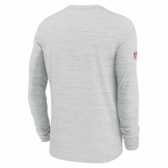 Kansas City Chiefs Sideline Velocity Performance Long Sleeve T-Shirt - Ash - Nike