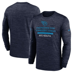 Tennessee Titans Sideline Velocity Performance Long Sleeve T-Shirt - Navy - Nike