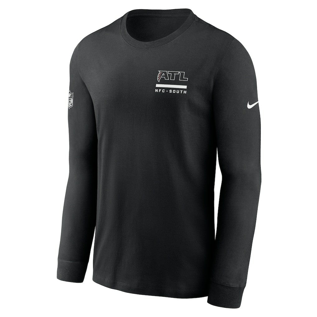 Atlanta Falcons Sideline Dri-FIT Long Sleeve T-Shirt Black - Nike