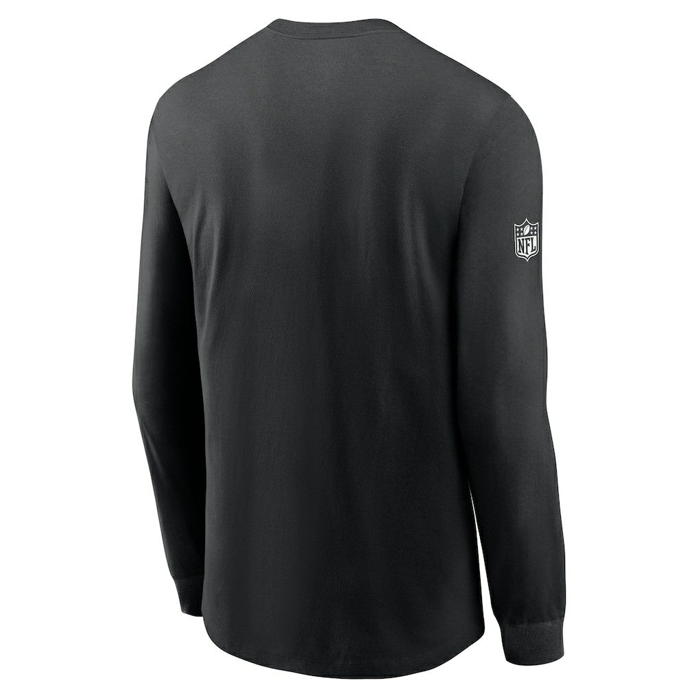 Atlanta Falcons Sideline Dri-FIT Long Sleeve T-Shirt Black - Nike