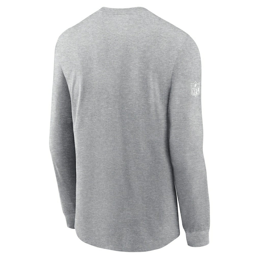 Arizona Cardinals Sideline Dri-FIT Long Sleeve T-Shirt Heather Gray - Nike