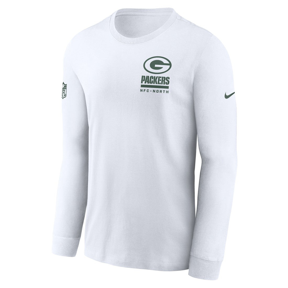 Green Bay Packers Sideline Dri-FIT Long Sleeve T-Shirt White - Nike