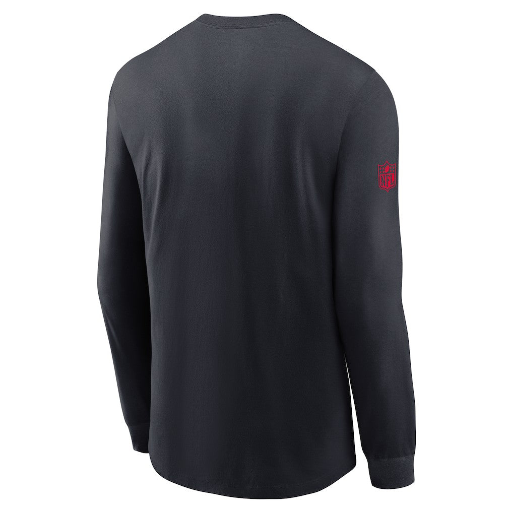Houston Texans Sideline Dri-FIT Long Sleeve T-Shirt Navy - Nike