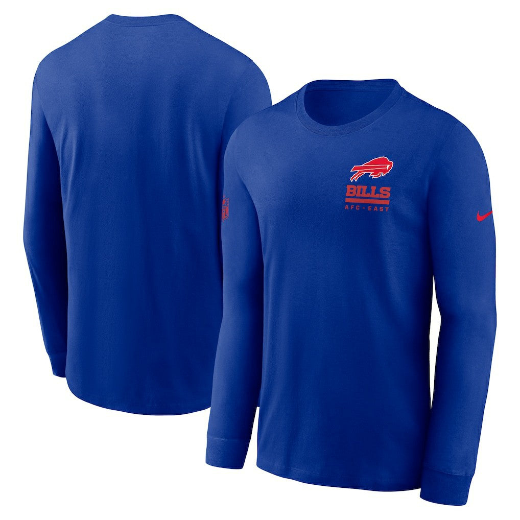 Buffalo Bills Sideline Dri-FIT Long Sleeve T-Shirt Royal - Nike