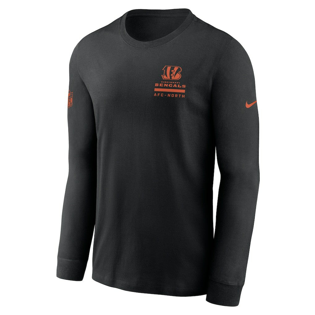 Cincinnati Bengals Sideline Dri-FIT Long Sleeve T-Shirt Black - Nike