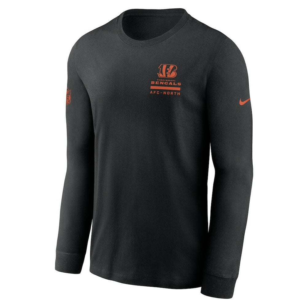 Cincinnati Bengals Sideline Dri-FIT Long Sleeve T-Shirt Black - Nike