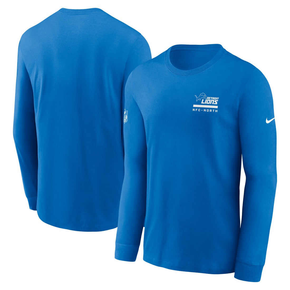 Detroit Lions Sideline Dri-FIT Long Sleeve T-Shirt Blue - Nike
