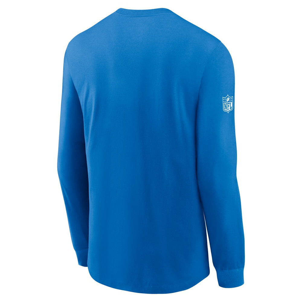 Detroit Lions Sideline Dri-FIT Long Sleeve T-Shirt Blue - Nike