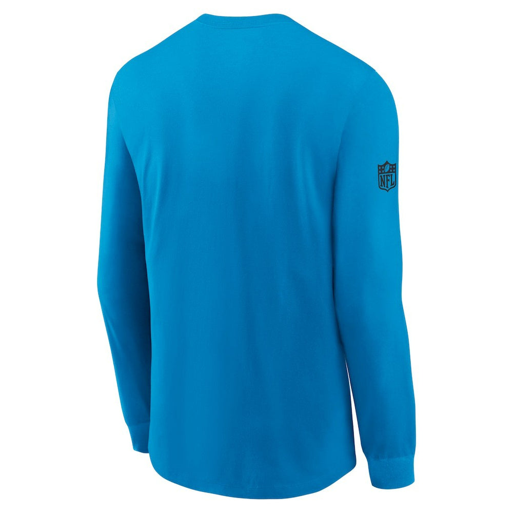Carolina Panthers Sideline Dri-FIT Long Sleeve T-Shirt Blue - Nike