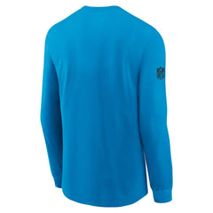 Carolina Panthers Sideline Dri-FIT Long Sleeve T-Shirt Blue - Nike