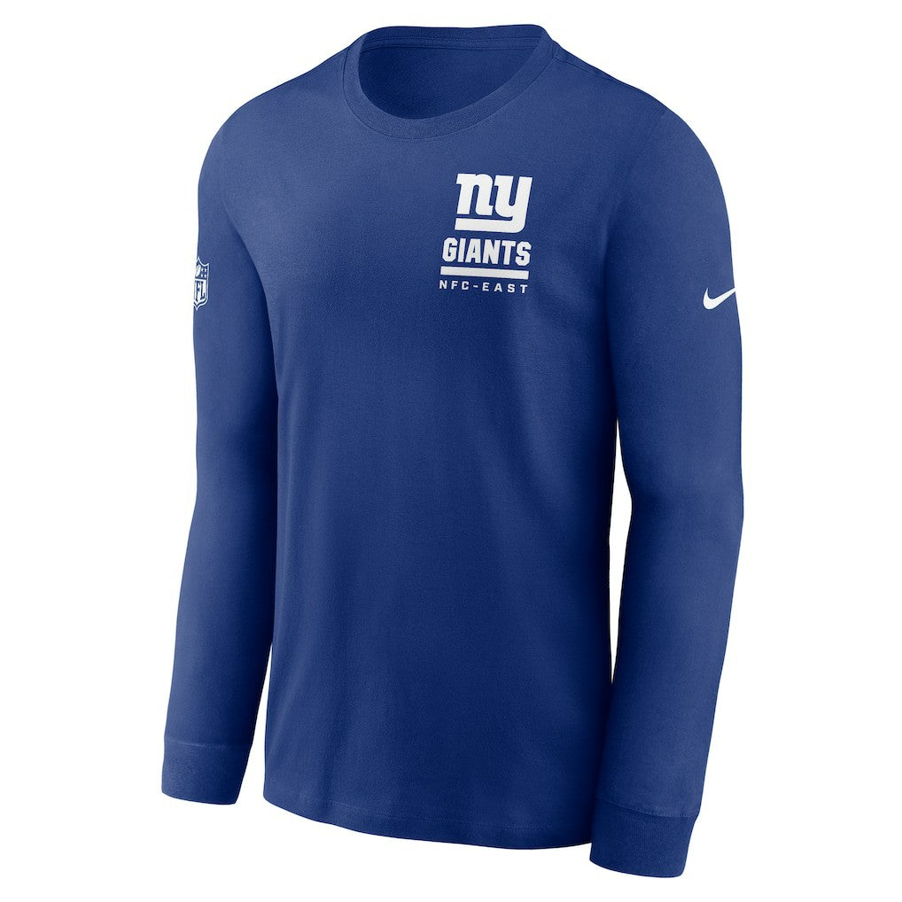 New York Giants Sideline Dri-FIT Long Sleeve T-Shirt Royal - Nike