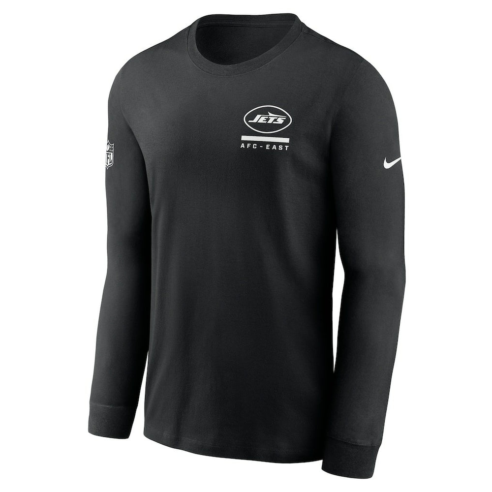New York Jets Sideline Dri-FIT Long Sleeve T-Shirt Black - Nike