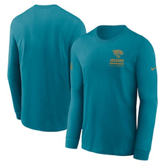 Jacksonville Jaguars Sideline Dri-FIT Long Sleeve T-Shirt Teal - Nike