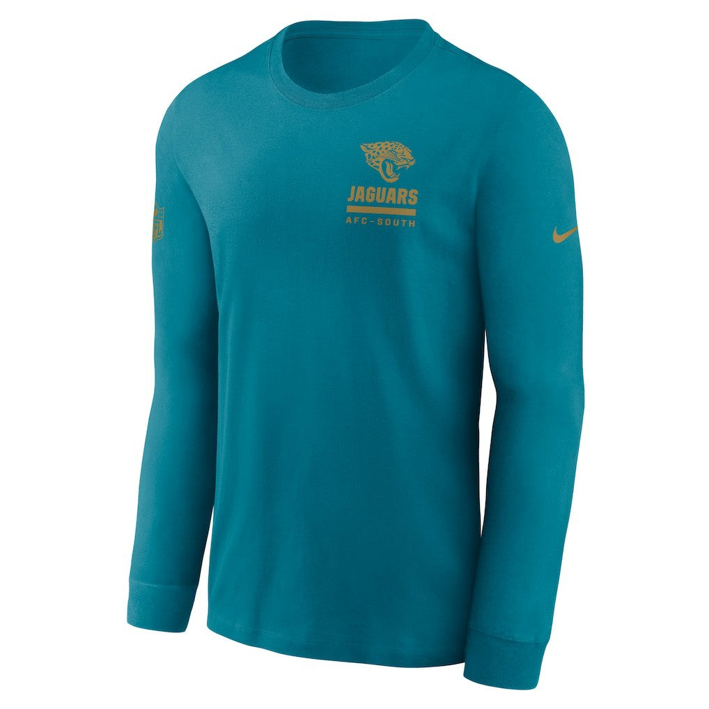 Jacksonville Jaguars Sideline Dri-FIT Long Sleeve T-Shirt Teal - Nike