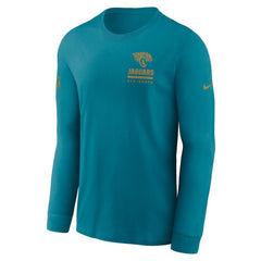 Jacksonville Jaguars Sideline Dri-FIT Long Sleeve T-Shirt Teal - Nike