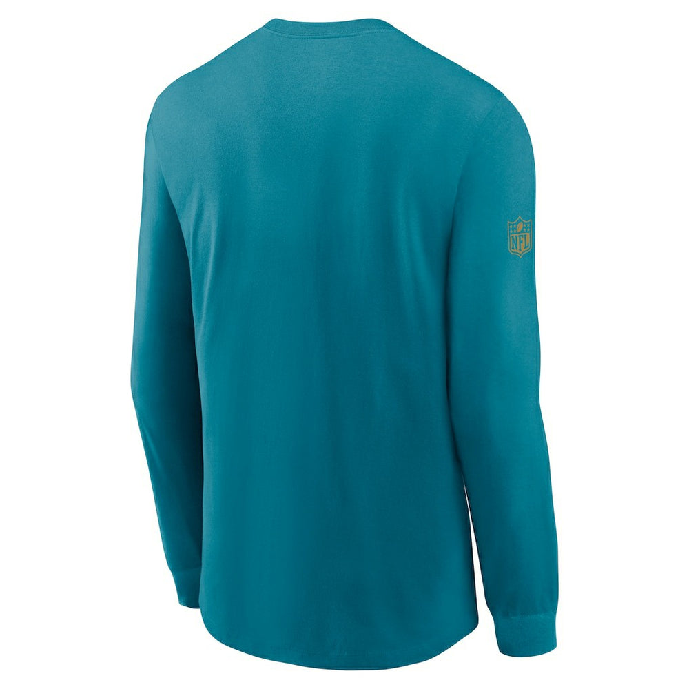 Jacksonville Jaguars Sideline Dri-FIT Long Sleeve T-Shirt Teal - Nike