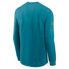 Jacksonville Jaguars Sideline Dri-FIT Long Sleeve T-Shirt Teal - Nike