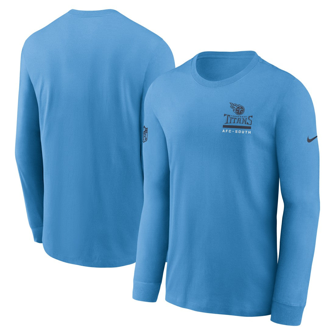 Tennessee Titans Sideline Dri-FIT Long Sleeve T-Shirt Light Blue - Nike