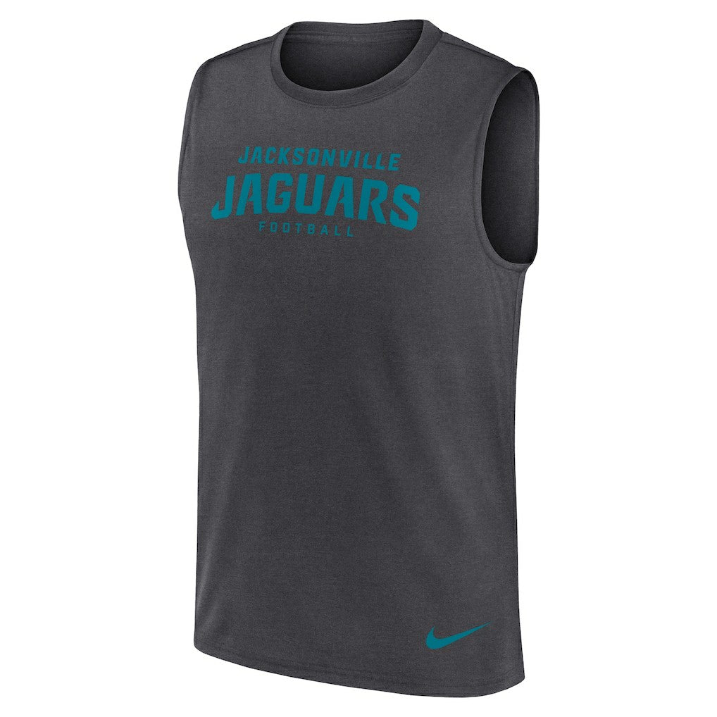 Jacksonville Jaguars Primetime Legend Dri-FIT Muscle Tank Top Charcoal - Nike