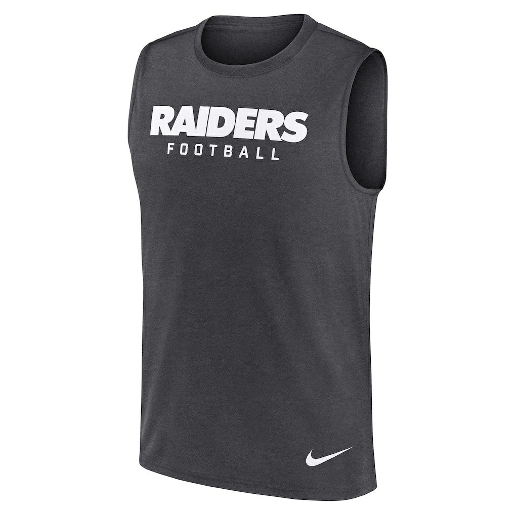 Las Vegas Raiders Primetime Legend Dri-FIT Muscle Tank Top Charcoal - Nike