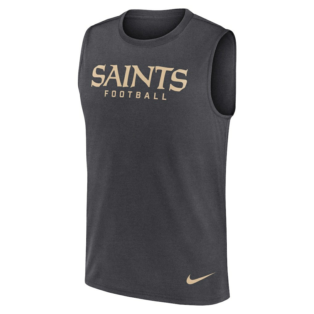 New Orleans Saints Primetime Legend Dri-FIT Muscle Tank Top Charcoal - Nike