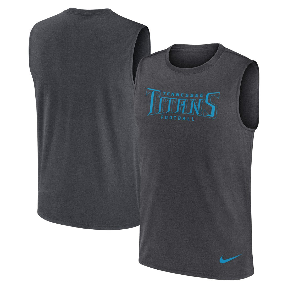 Tennessee Titans Primetime Legend Dri-FIT Muscle Tank Top Charcoal - Nike