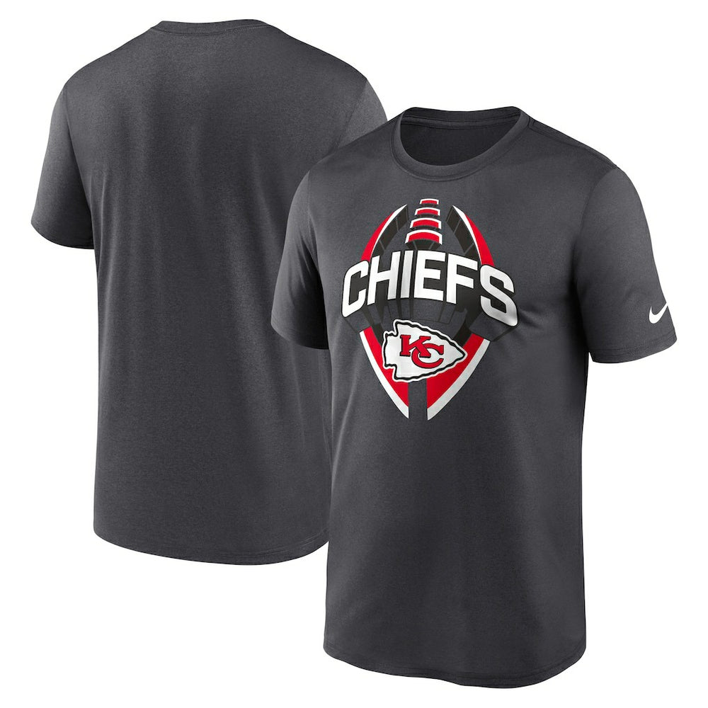 Kansas City Chiefs Legend Icon Performance T-Shirt Gray - Nike