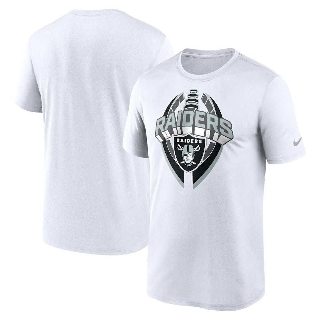 Las Vegas Raiders Legend Icon Performance T-Shirt White - Nike