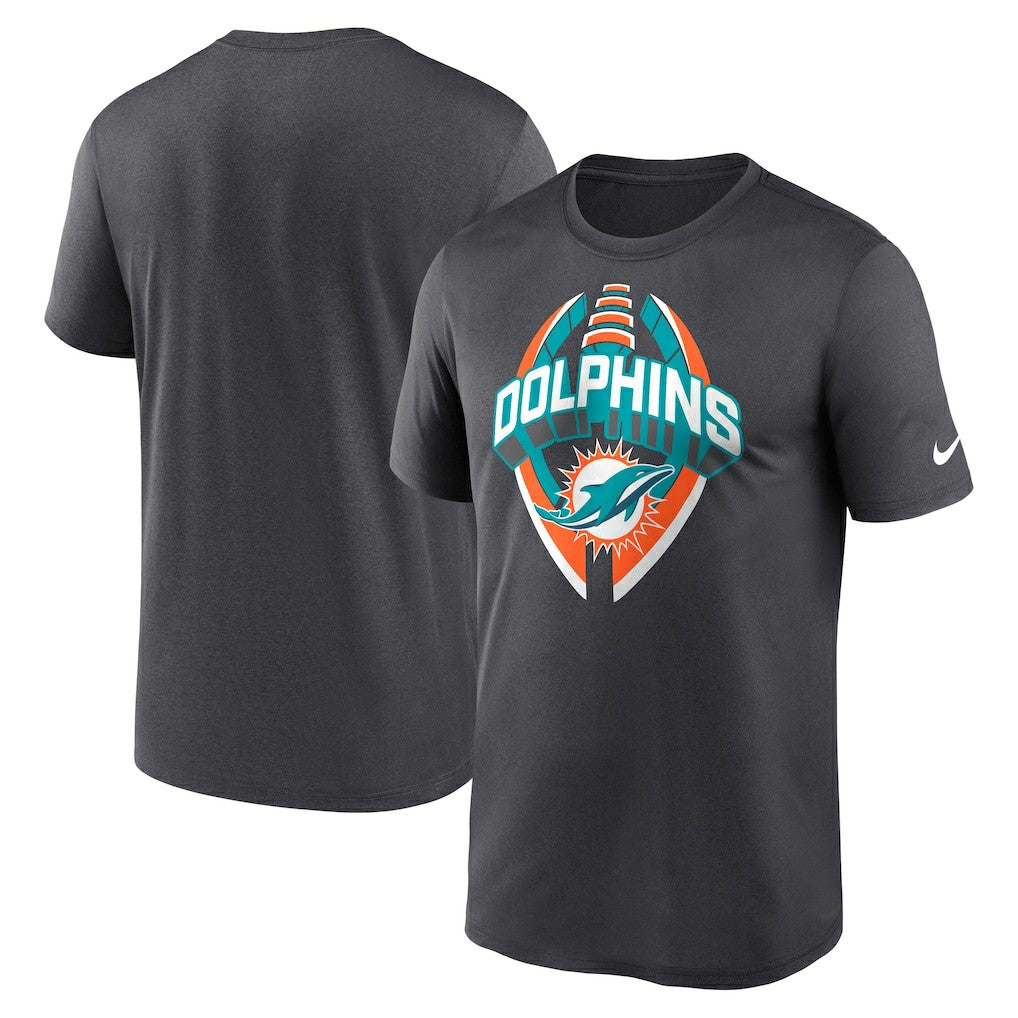 Miami Dolphins Legend Icon Performance T-Shirt Gray - Nike