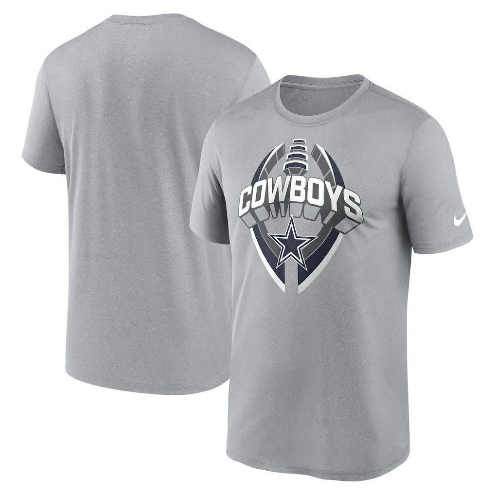 Dallas Cowboys Legend Icon Performance T-Shirt Silver - Nike