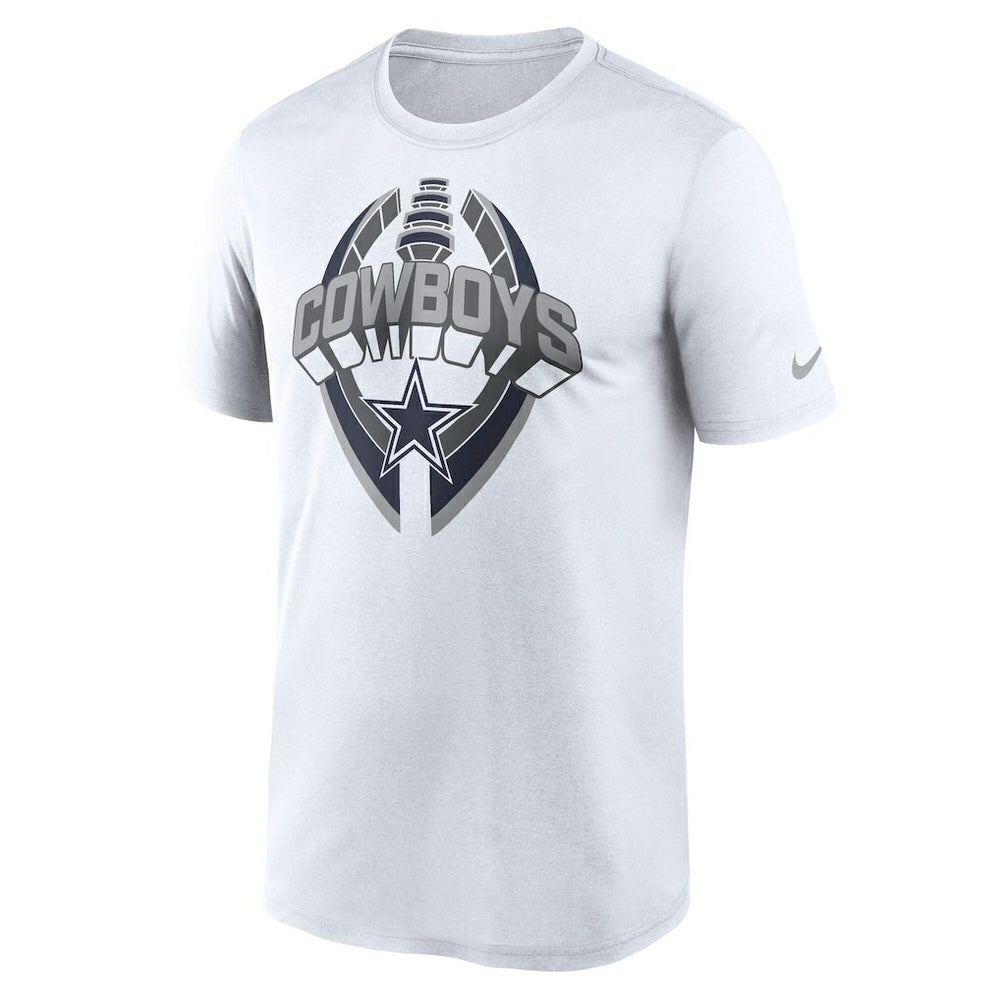 Dallas Cowboys Legend Icon Performance T-Shirt White - Nike