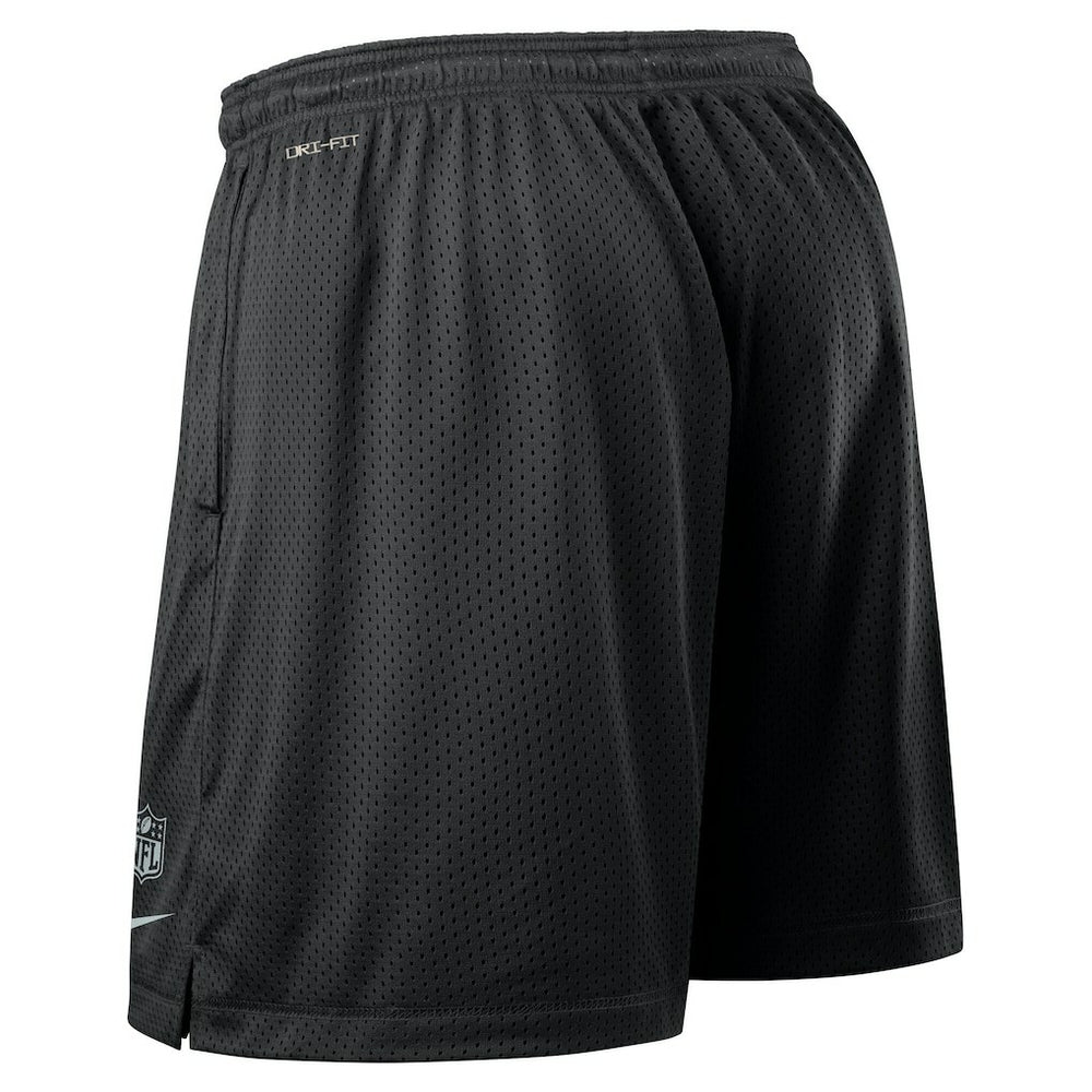 Las Vegas Raiders Sideline Reversible Dri-FIT Shorts Black - Nike