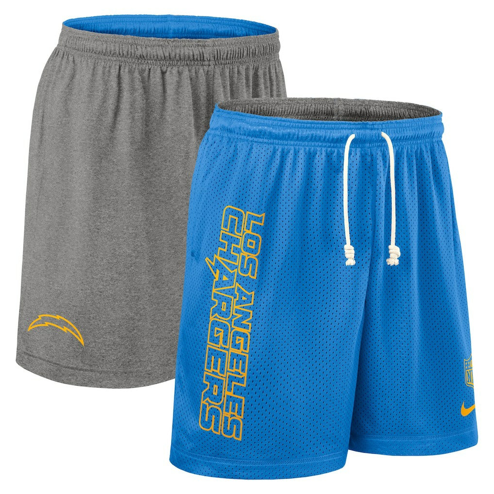 Los Angeles Chargers Sideline Reversible Dri-FIT Shorts Powder Blue - Nike