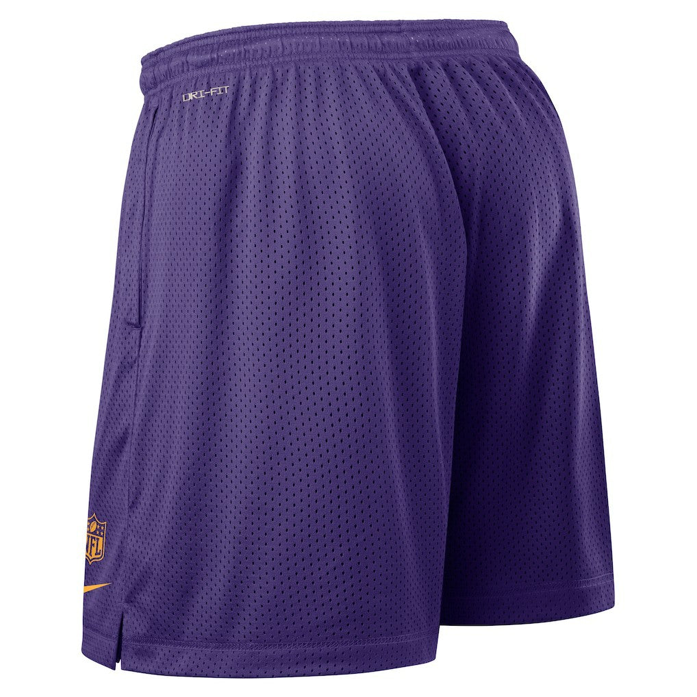 Minnesota Vikings Sideline Reversible Dri-FIT Shorts Purple - Nike