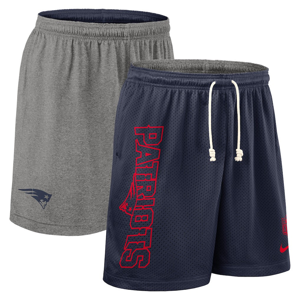 New England Patriots Sideline Reversible Dri-FIT Shorts Navy - Nike