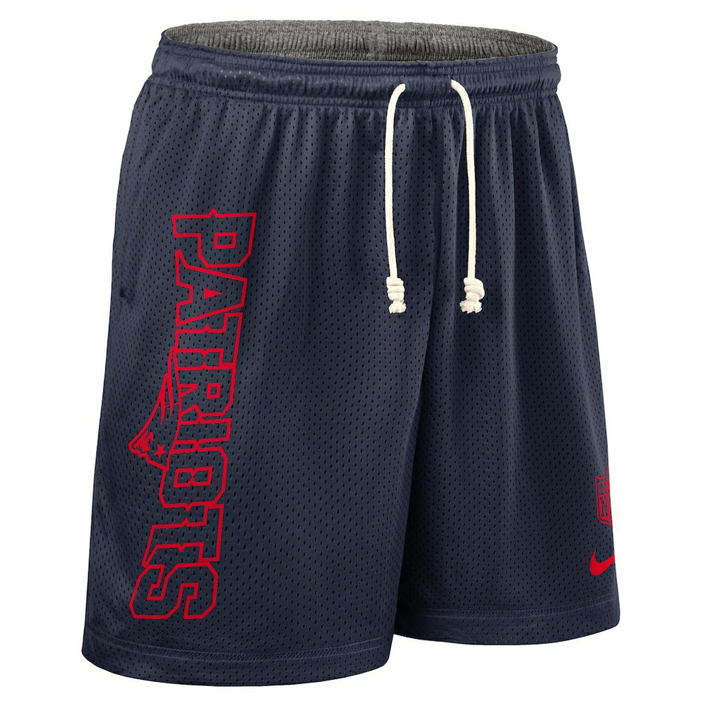 New England Patriots Sideline Reversible Dri-FIT Shorts Navy - Nike