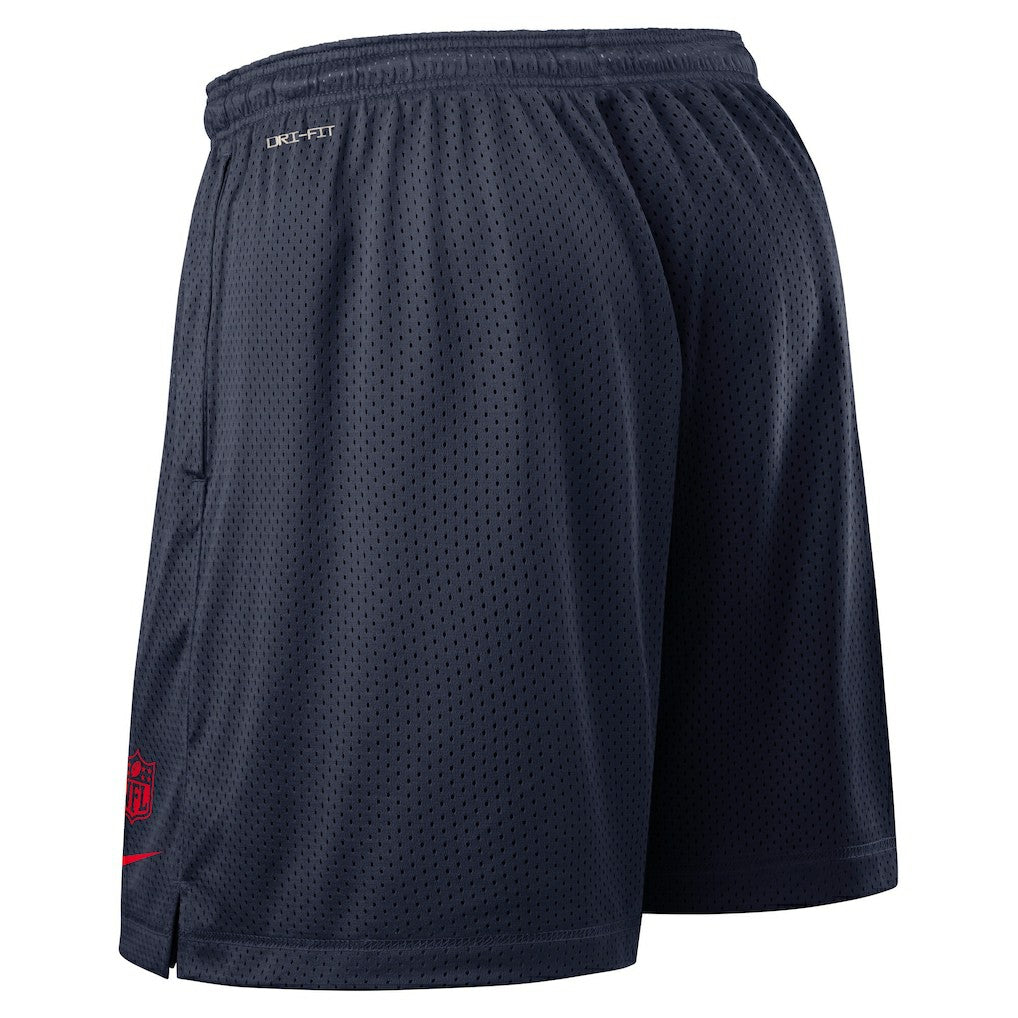 New England Patriots Sideline Reversible Dri-FIT Shorts Navy - Nike