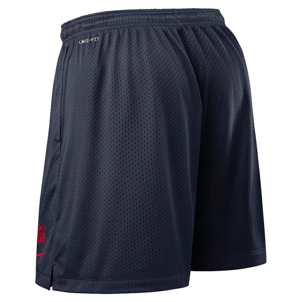 New England Patriots Sideline Reversible Dri-FIT Shorts Navy - Nike