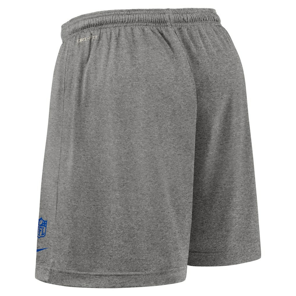 Buffalo Bills Sideline Reversible Dri-FIT Shorts Gray - Nike
